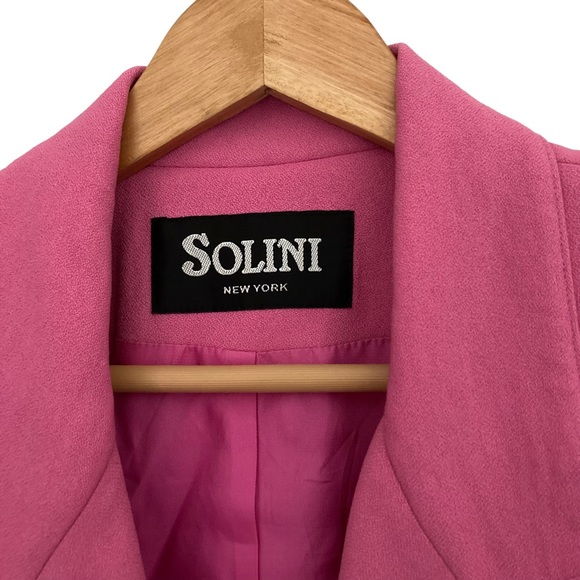 Solini NY VTG 80's Pink Blazer Jacket - Picture 3 of 16